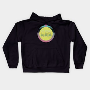 Futuristic Design-Science Fiction Kids Hoodie